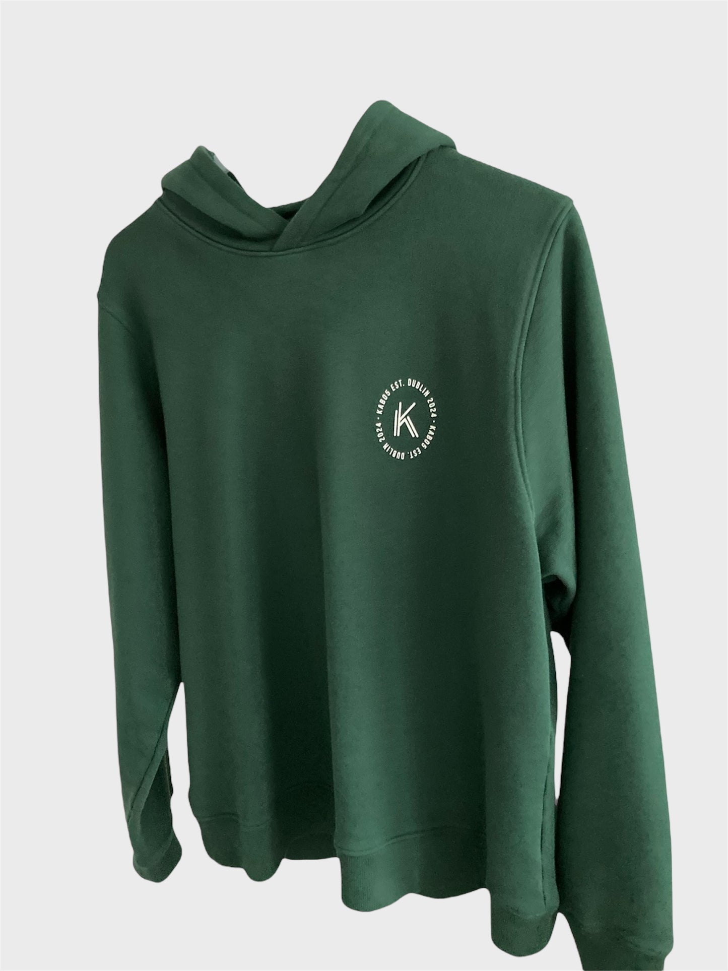 Hoodie Green Fleece Lined