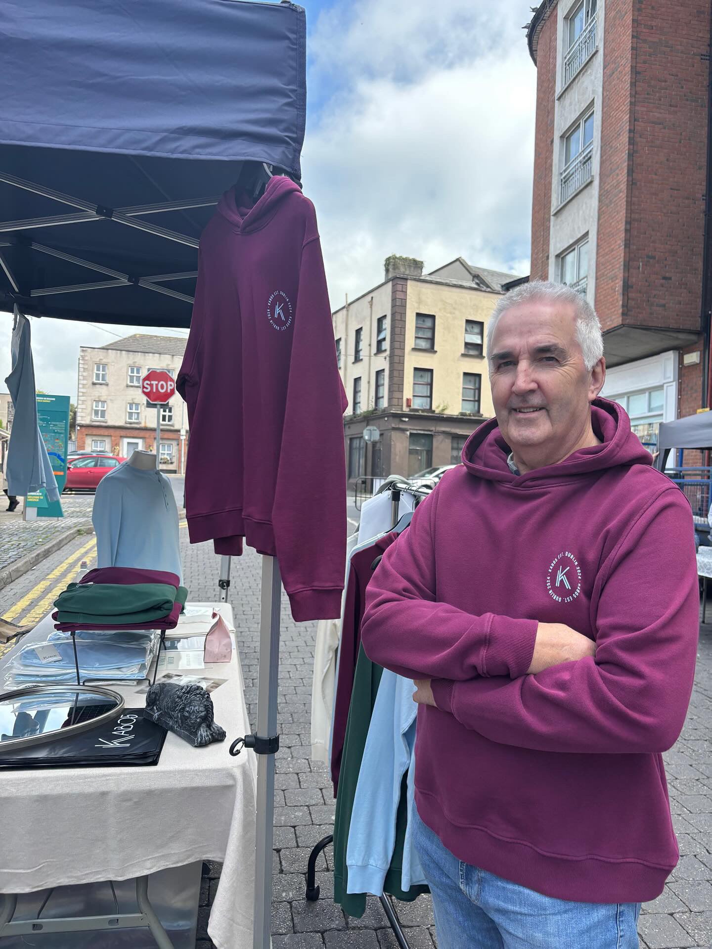 Hoodie - 100% Organic Cotton -Purple