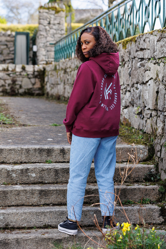 Hoodie Purple Fleece Lined