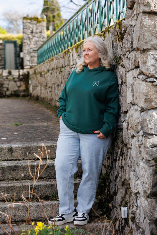 Hoodie Green Fleece Lined