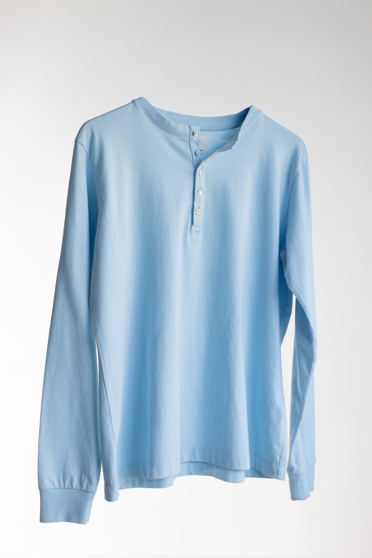 Long Sleeve Henley Style Top