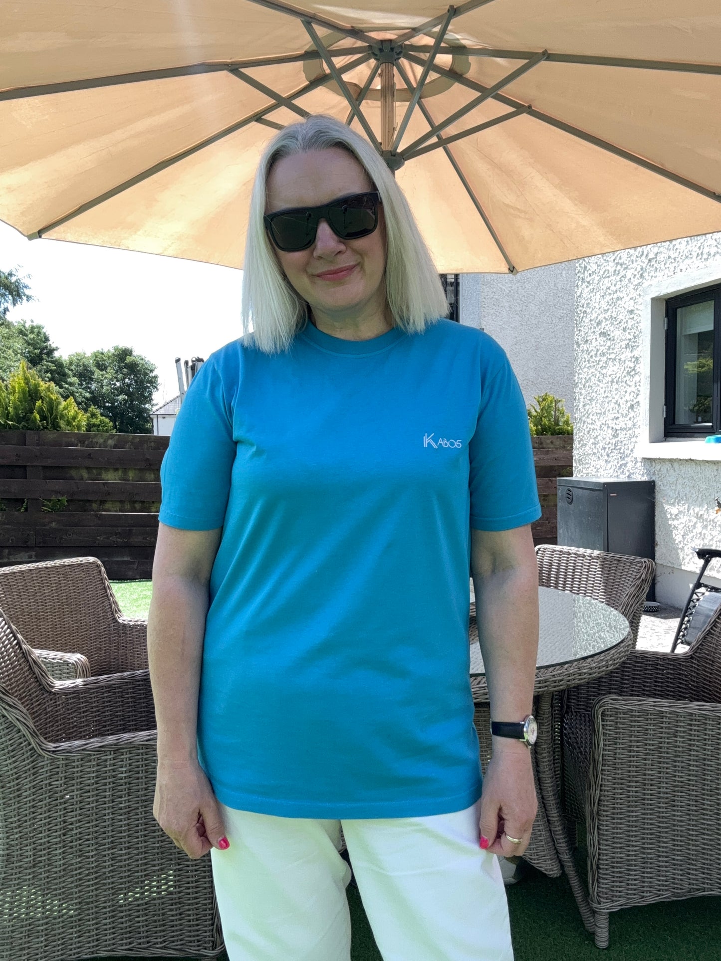 100% Organic Cotton Short Sleeve T-Shirt - Blue