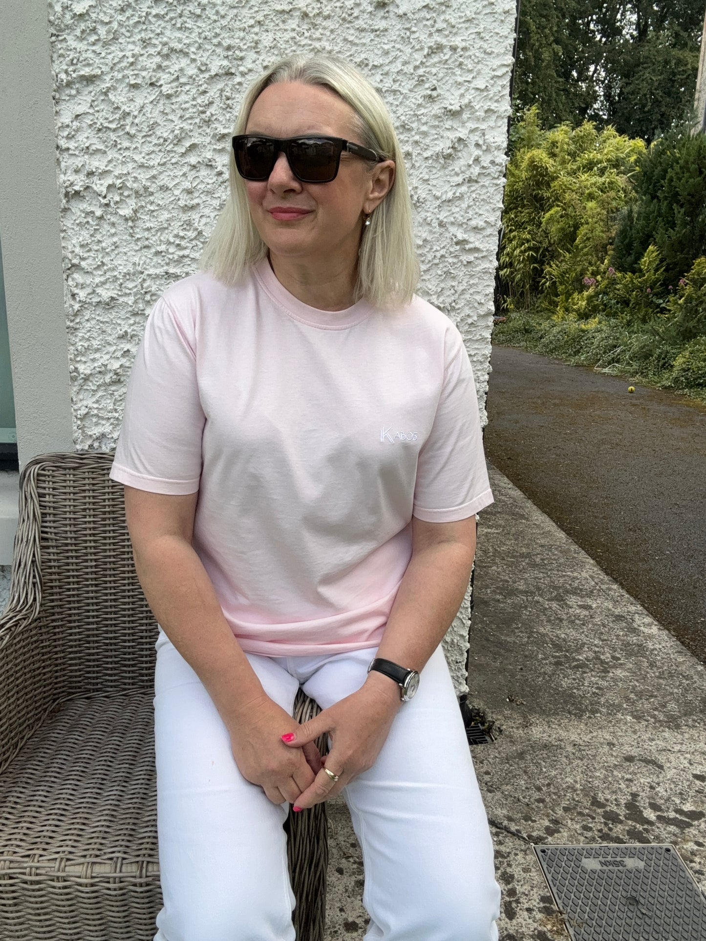 100% Organic Cotton Unisex Short Sleeve T-Shirt - Pink