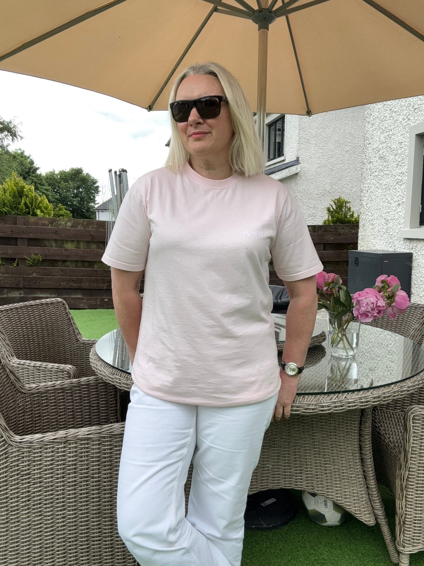 100% Organic Cotton Unisex Short Sleeve T-Shirt - Pink