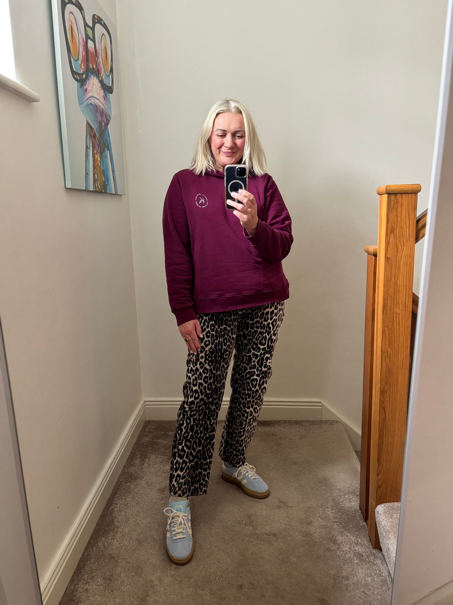 Hoodie - 100% Organic Cotton -Purple