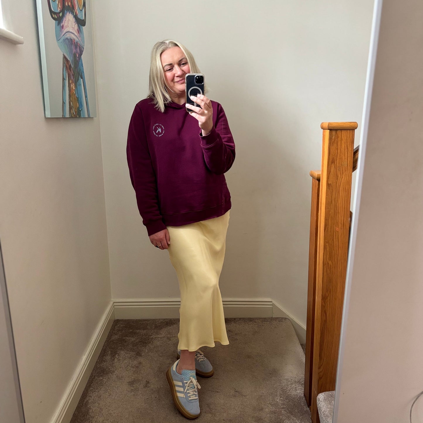 Hoodie - 100% Organic Cotton -Purple