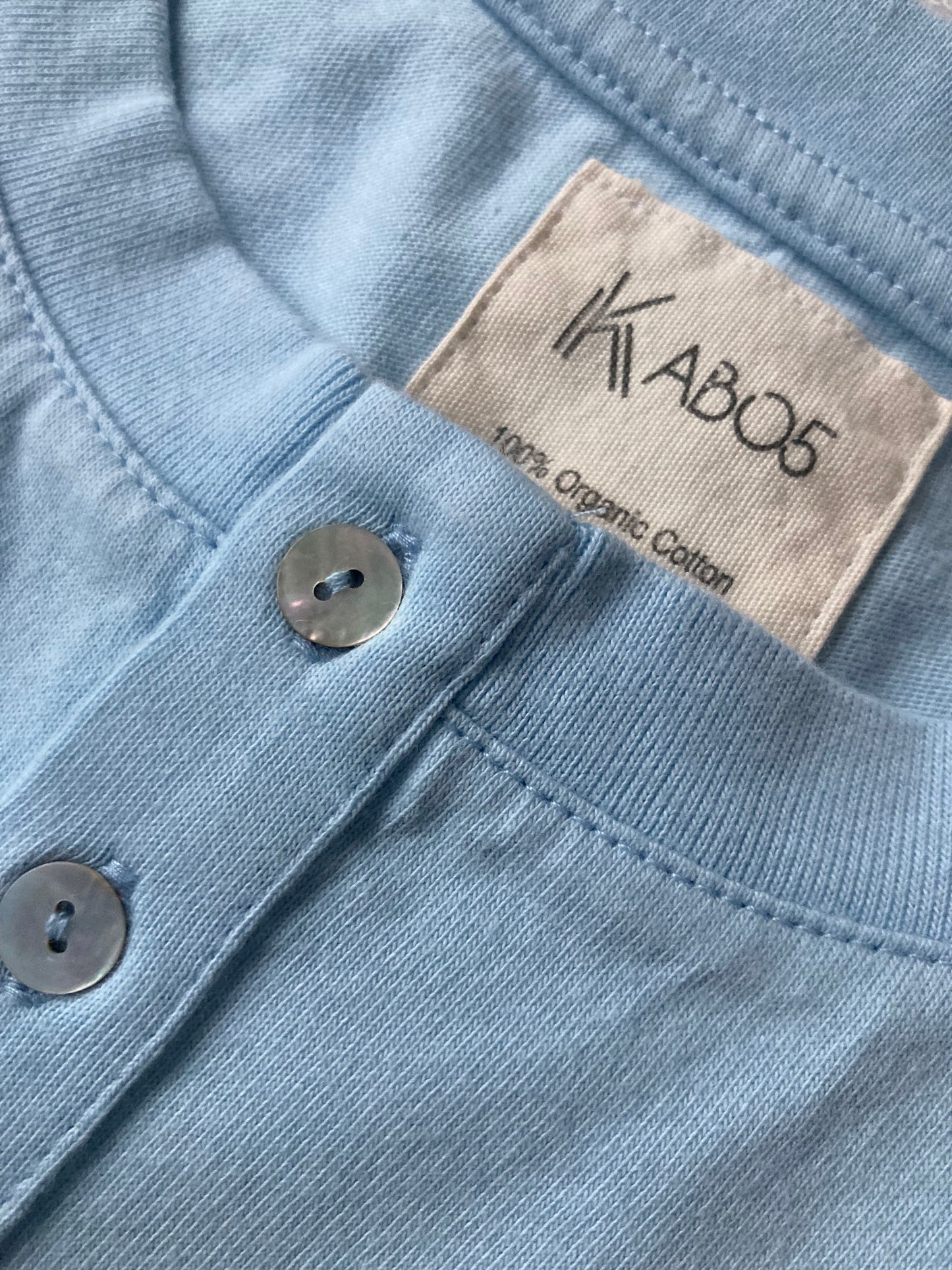 Long Sleeve Henley Style Top